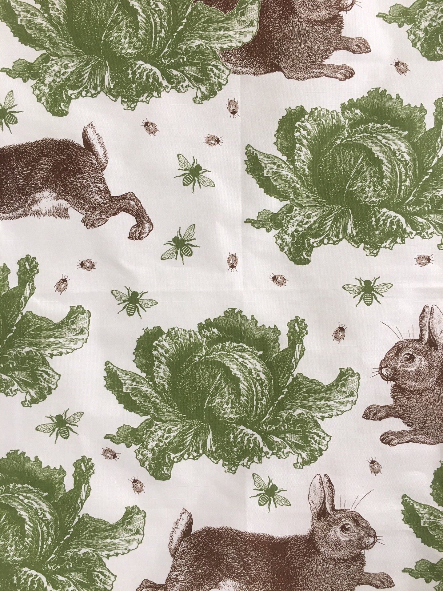 Tea Towel (Thornback & Peel): Rabbit & Cabbage