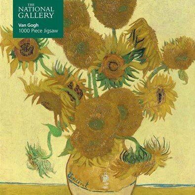 Jigsaw (1000 piece square puzzle): National Gallery - Vincent van Gogh - Sunflowers