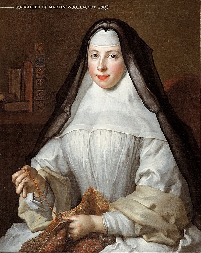 portrait of Frances Woollascott, an Augustinian Nun