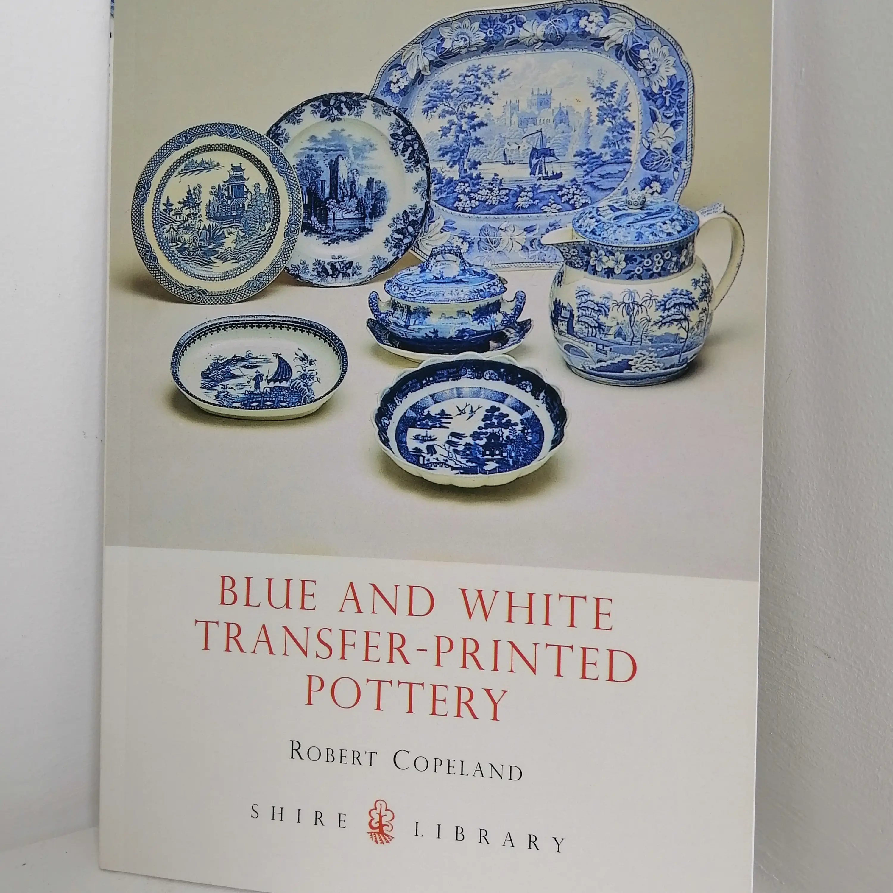 Blue and White Transfer-Printed Pottery