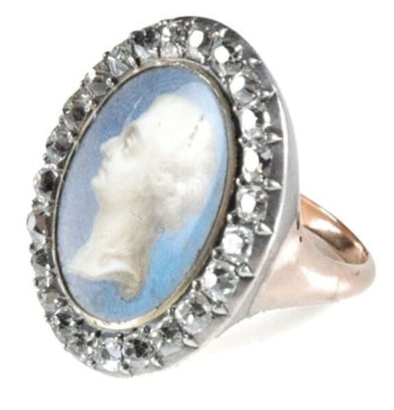 Miniatrure in ring, Hamilton Gallery cropped