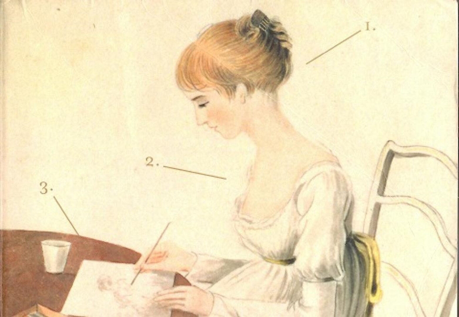 woman at desk