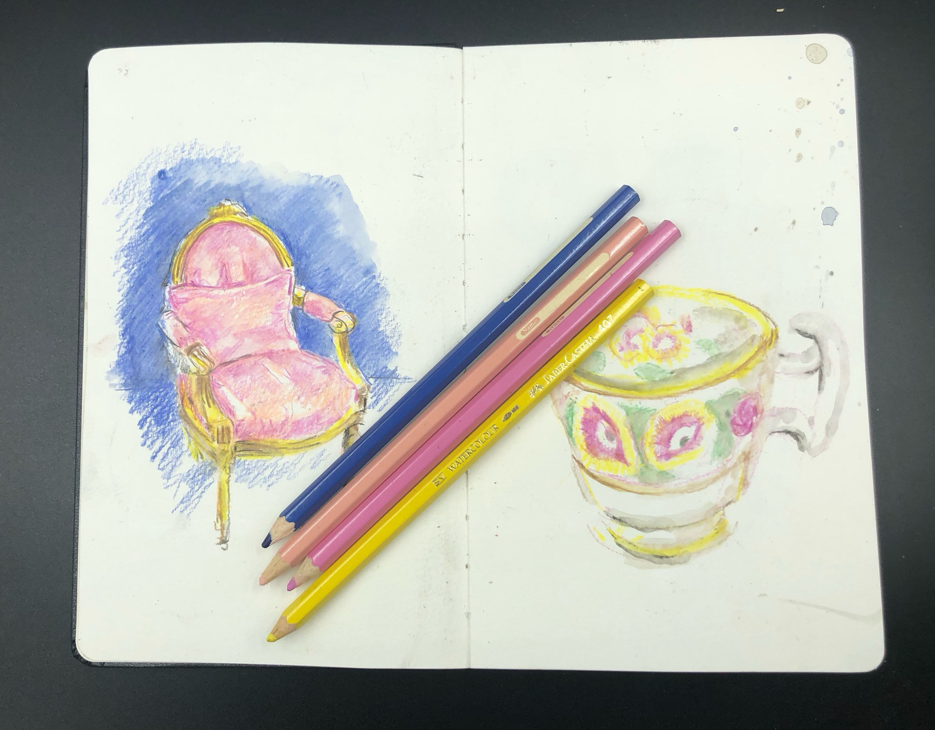 Chair and cup