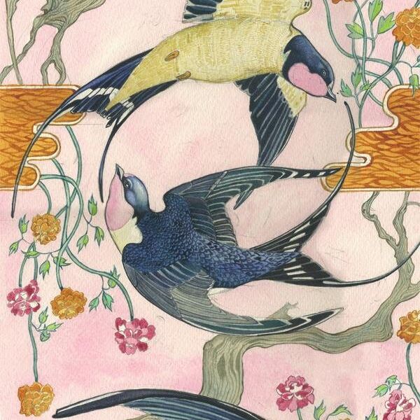 Card (DM Collection): Swallows