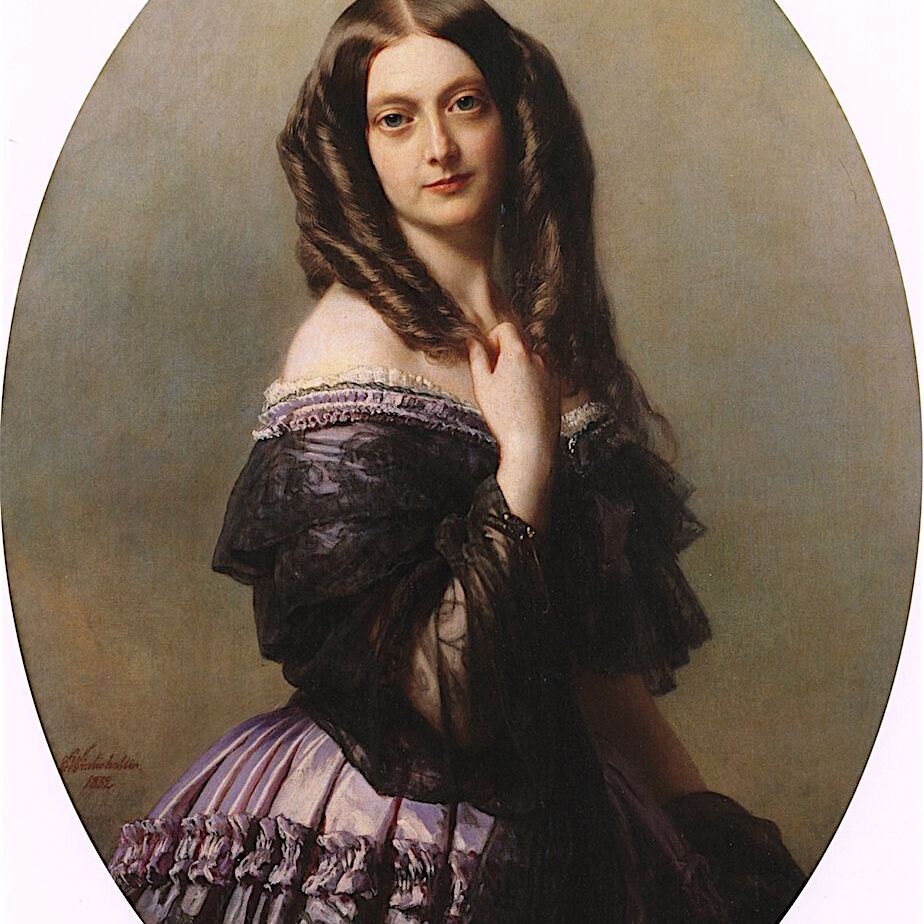 Emilie MacDonell, Viscountess Aguado, Marchioness of Las Marismas by Franz Xaver Winterhalter, 1852