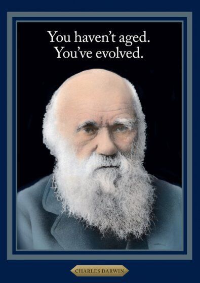 Card (Cath Tate): Charles Darwin
