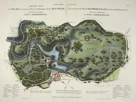 A_new_and_accurate_plan_of_Blenheim_Palace_resize