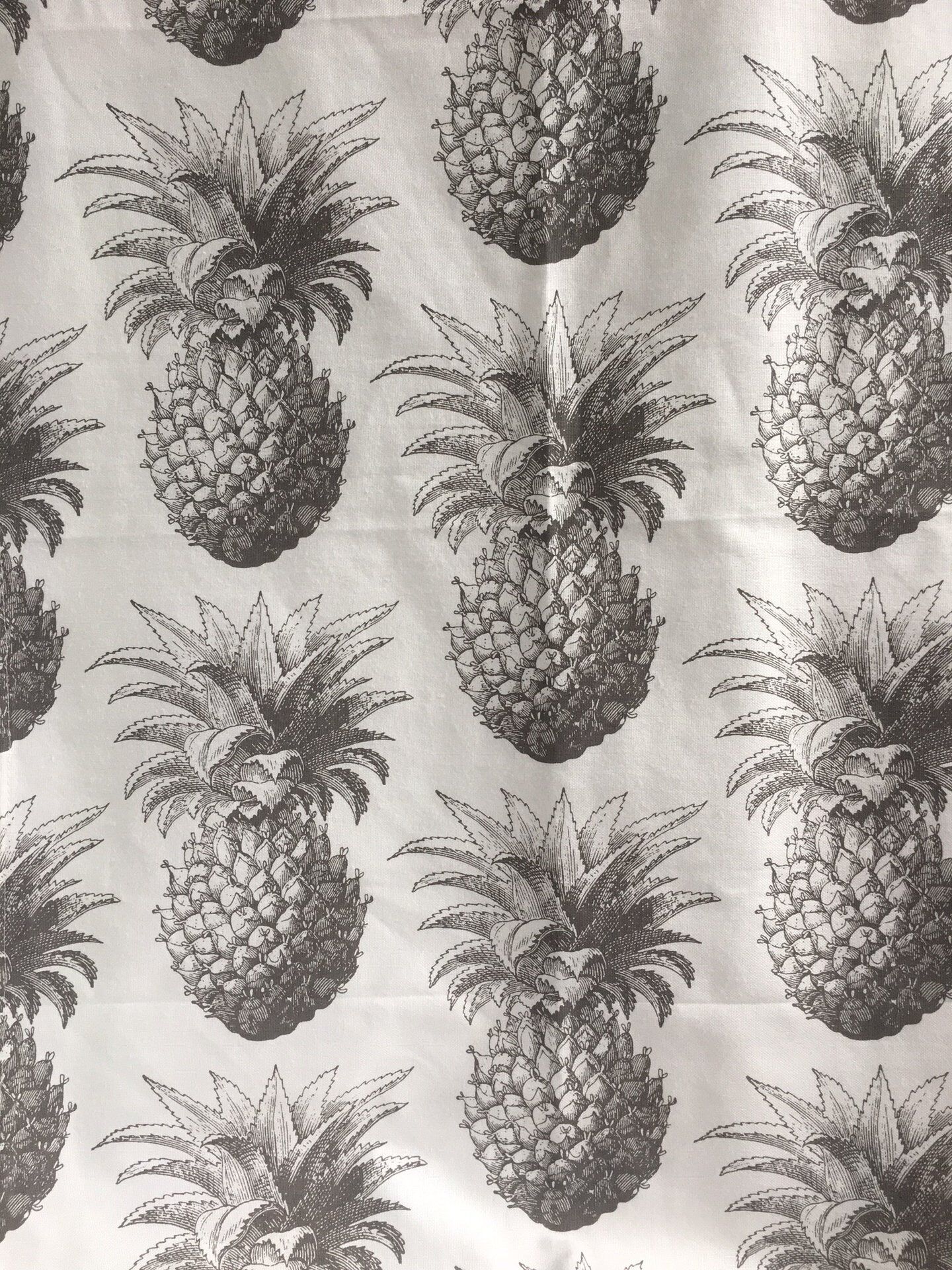 Tea Towel (Thornback & Peel): Pineapple Grey