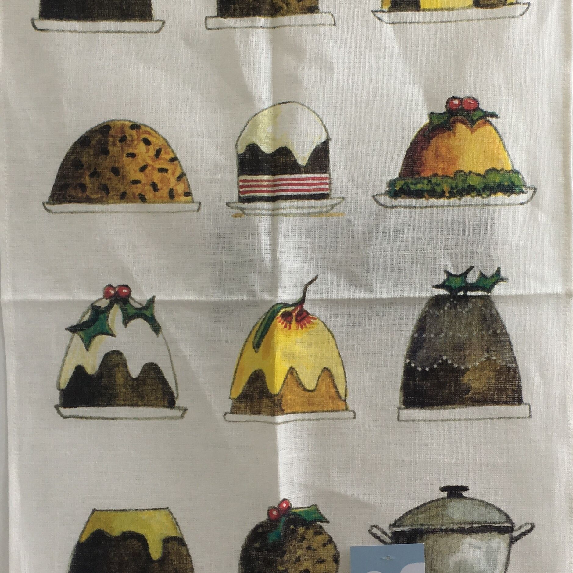 Rodriquez Tea Towel - Xmas Puddings