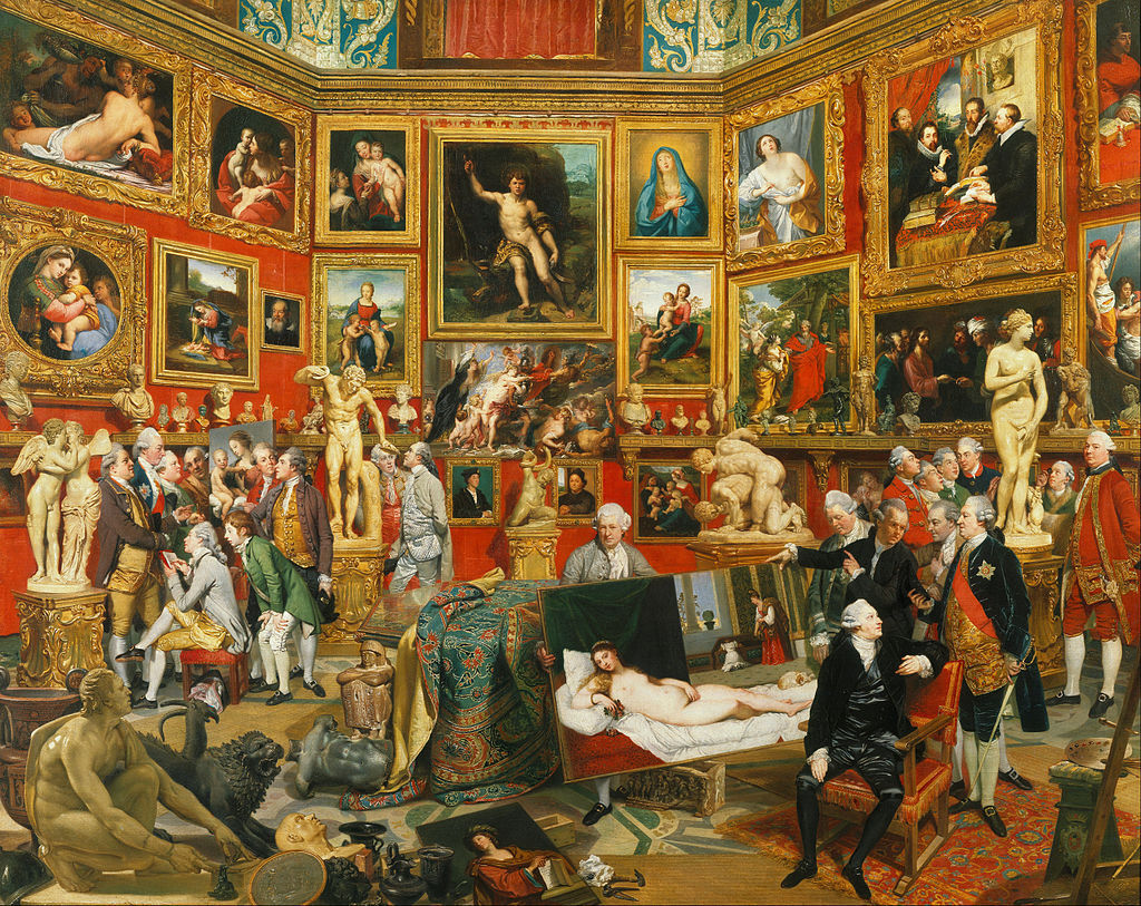 Johan Zoffany The Tribuna of the Uffizi 1772