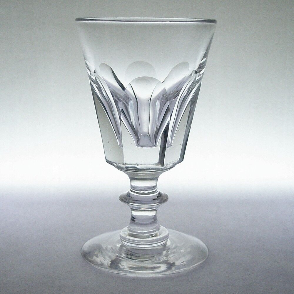 georgian-antique-deceptive-flute-cut-small-wine-glass-c1820