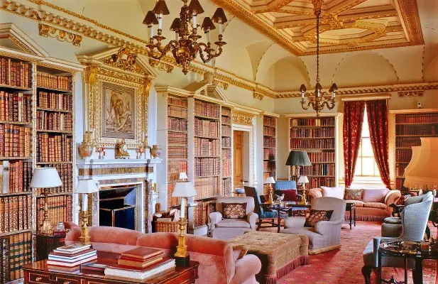 Long Library, Holkham Hall, Norfolk 3