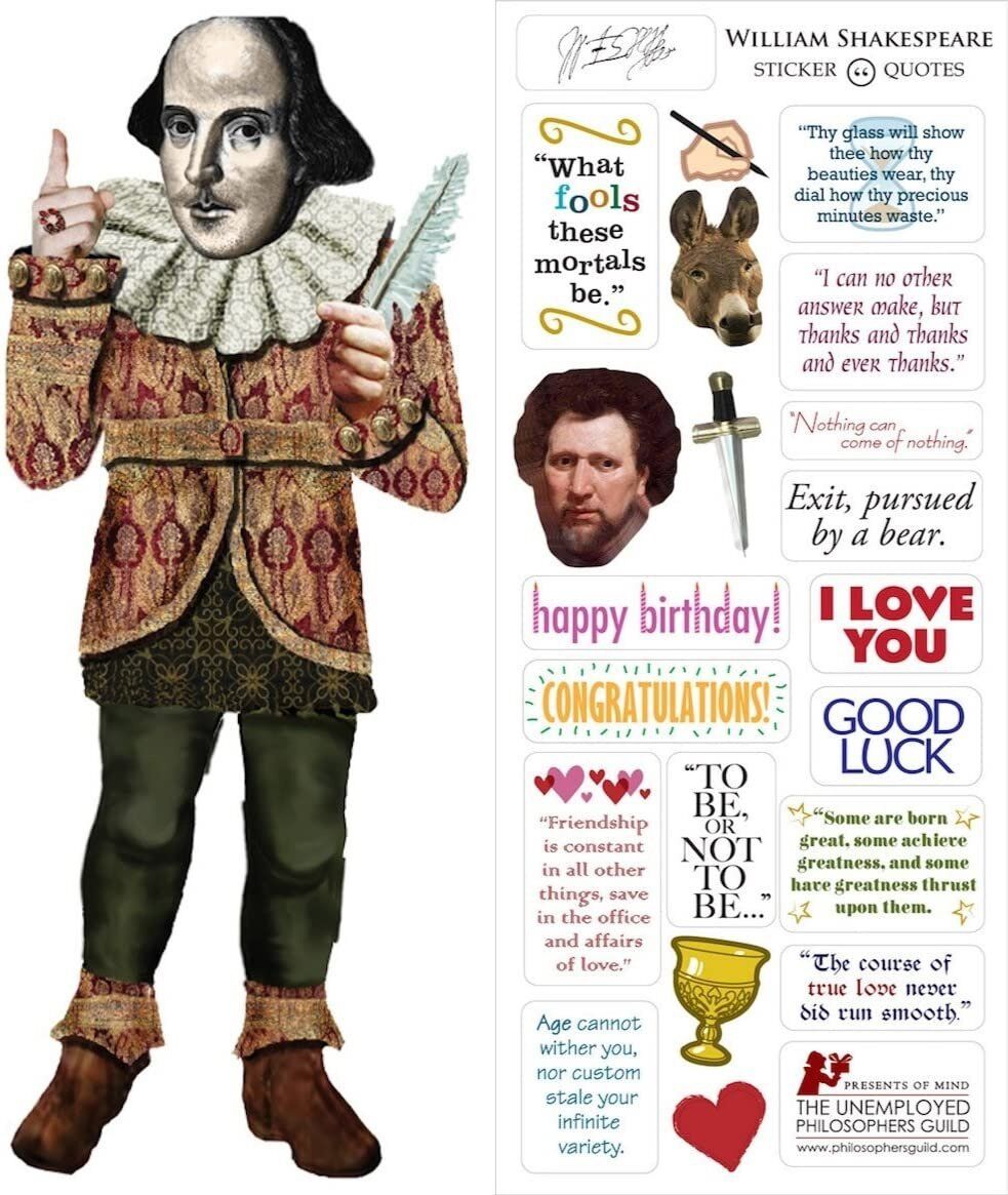 Card (UPG ): William Shakespeare Quotable Notable Card