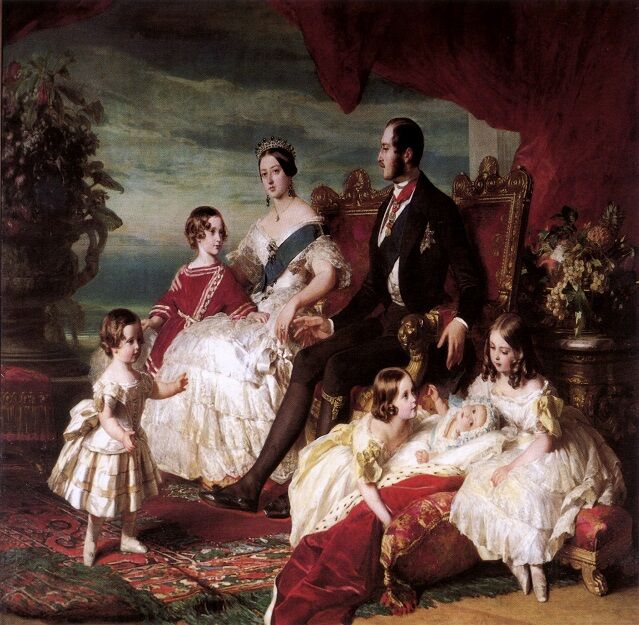 EDM-Queen-Victoria-Prince-Albert-and-children-by-Franz-Xaver-Winterhalter