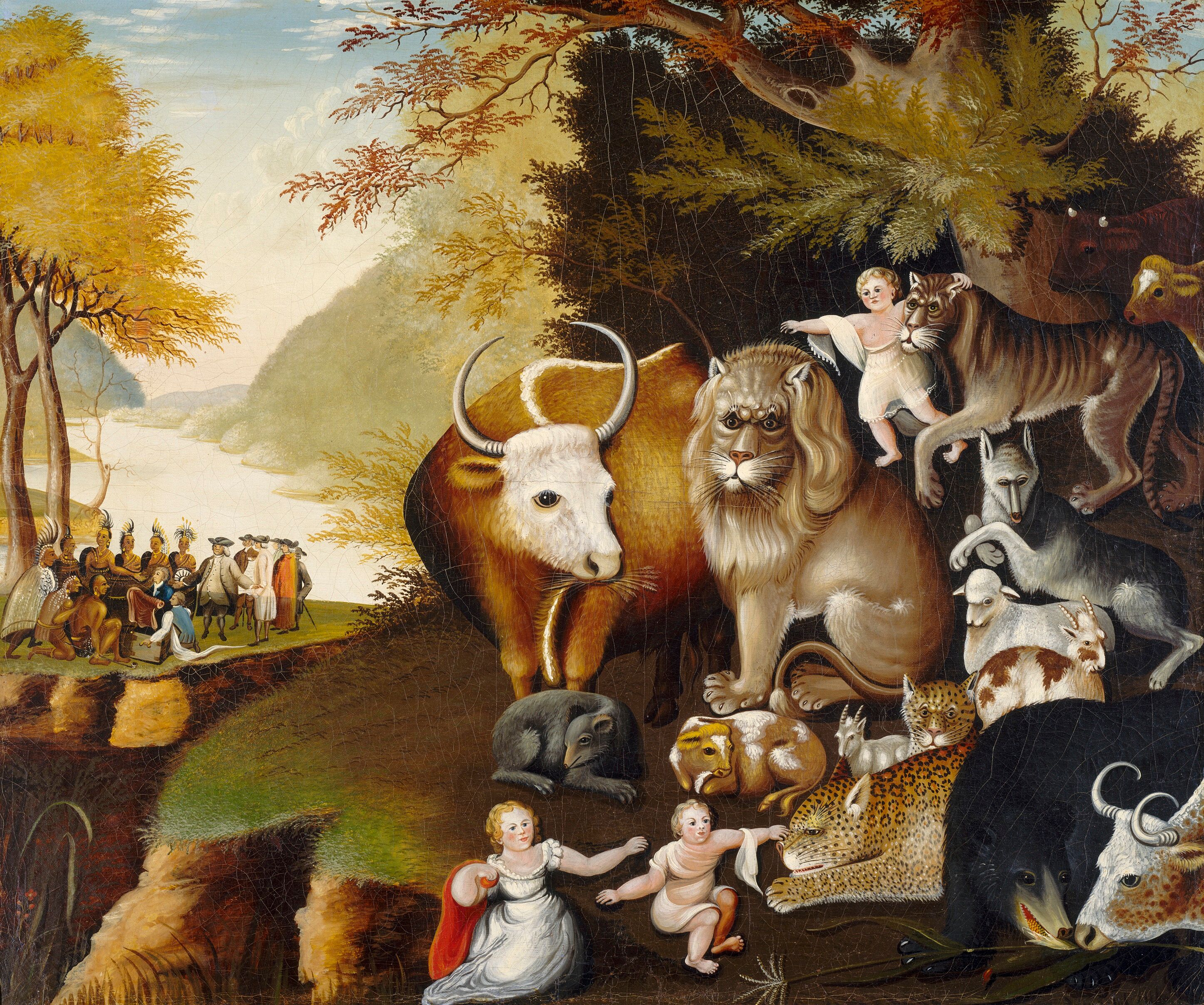 Edward Hicks The Peaceable Kingdom 1826