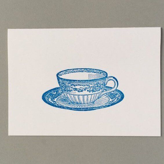 Card (Keyhole Collection): Wedgewood Tea Cup