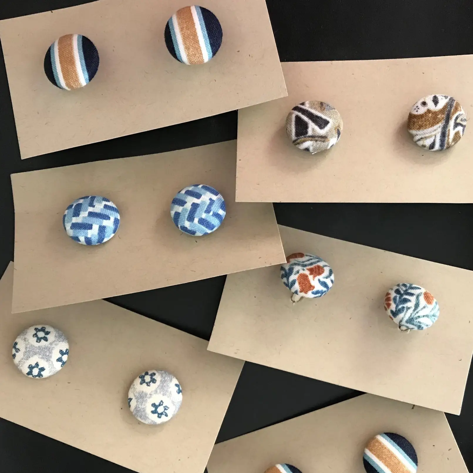 TJC Cuff Links: William Morris prints (Assorted)