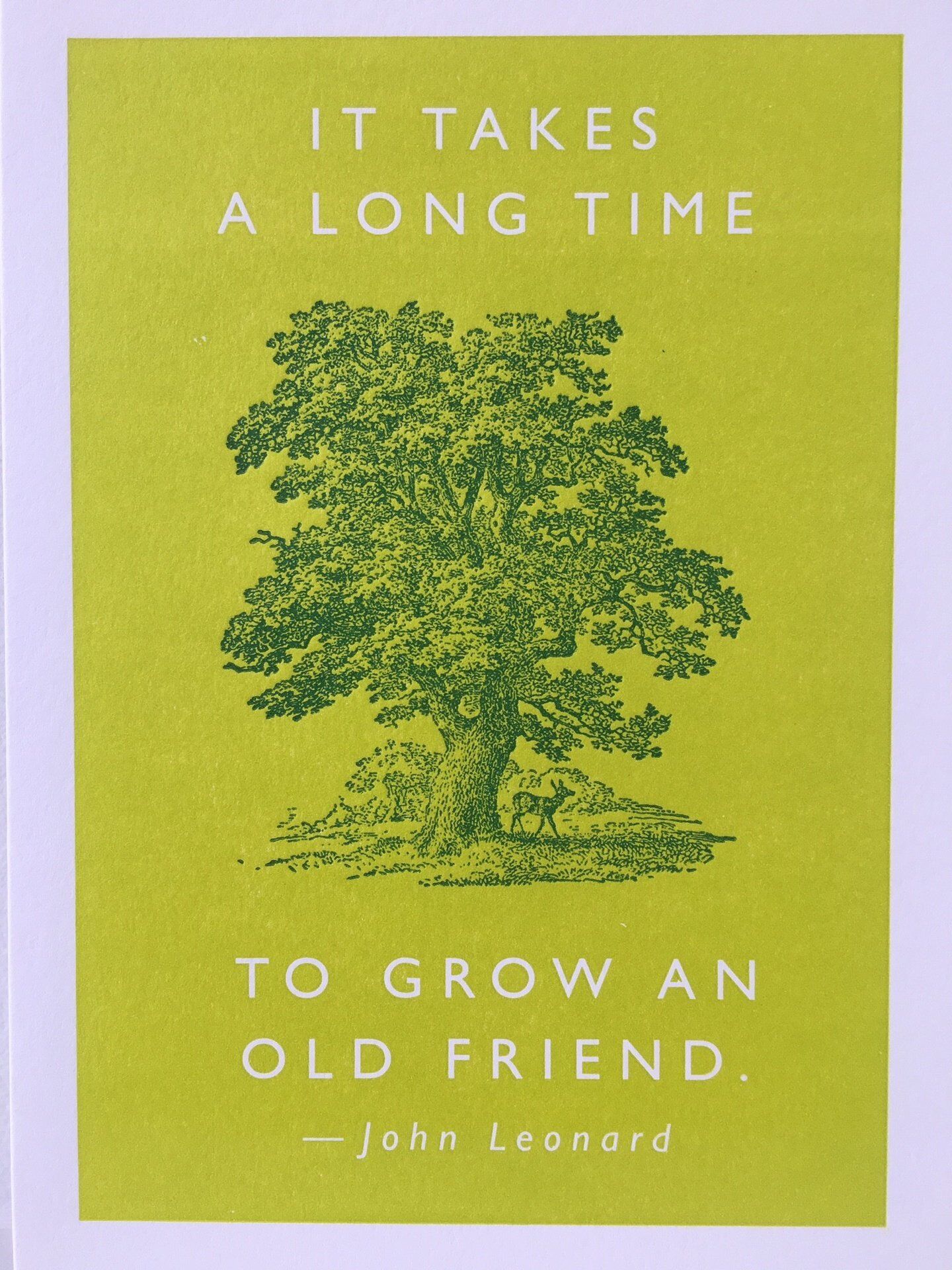 Card (Archivist Gallery): Old Friend