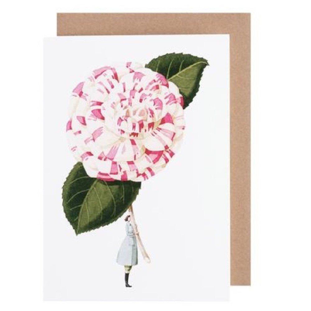 Card (Laura Stoddart): Camellia