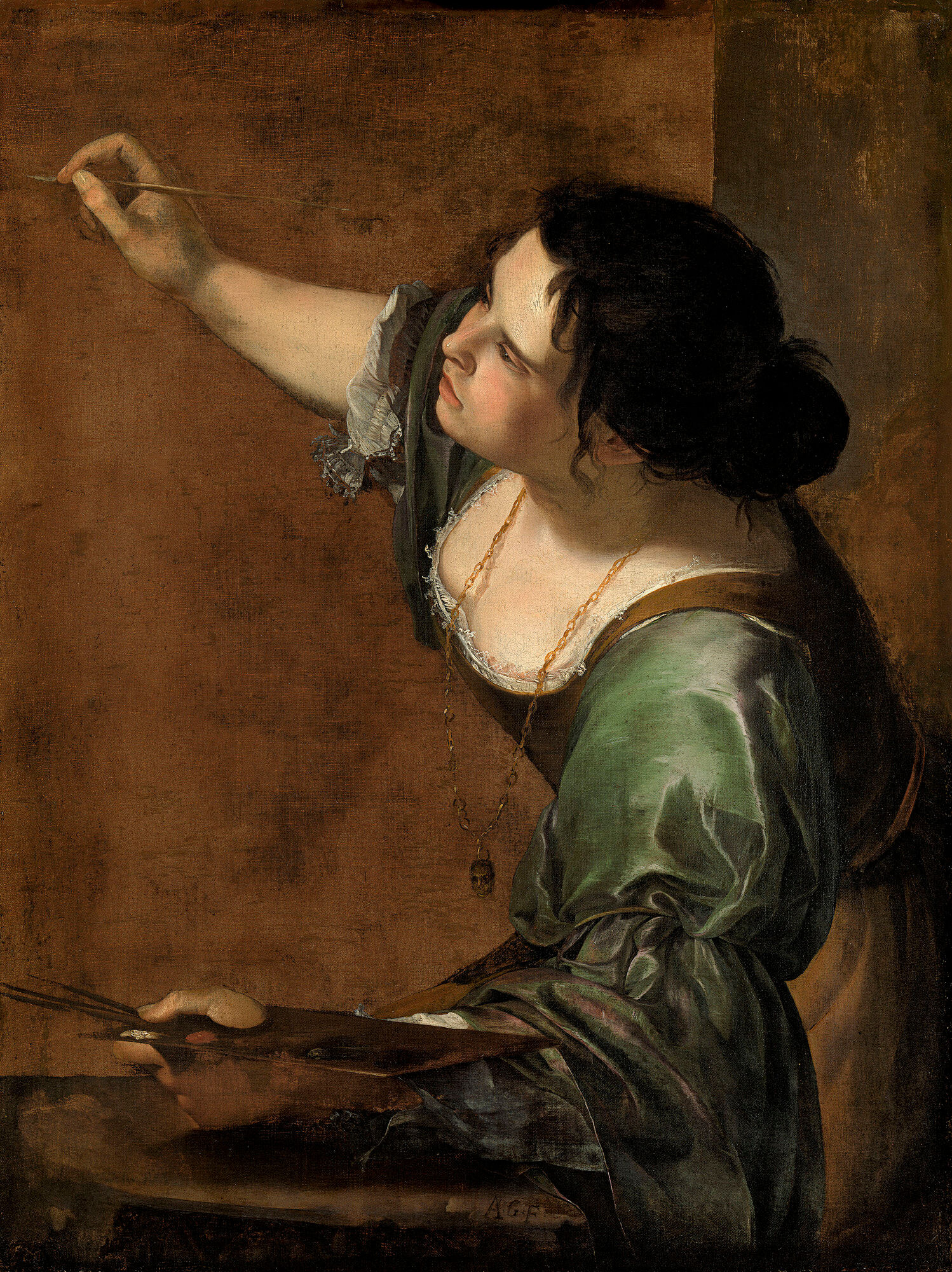 Artemisia Gentileschi Self-portrait as the Allegory of Painting (La Pittura)