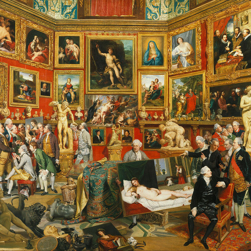 Johan Zoffany The Tribuna of the Uffizi 1772