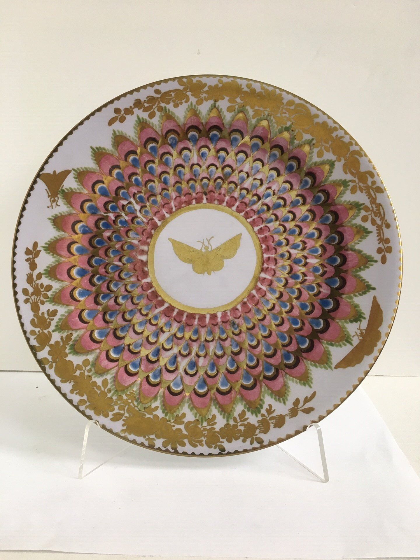 Tin Plate: Ashmolean - Gold Butterfly