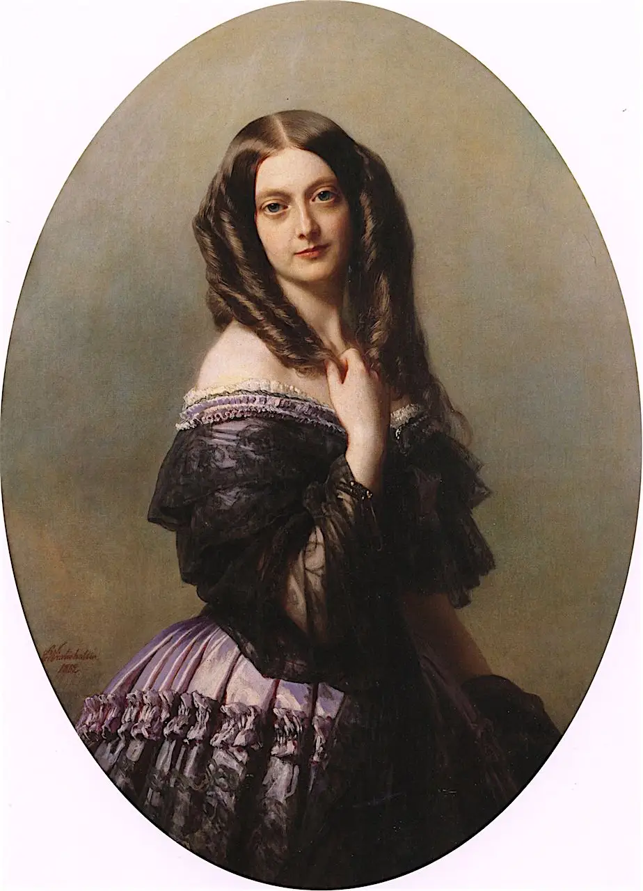 Emilie MacDonell, Viscountess Aguado, Marchioness of Las Marismas by Franz Xaver Winterhalter, 1852