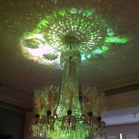 green_chandelier