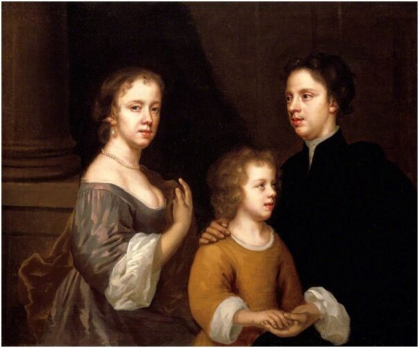 Self-Portrait of Mary Beale with Her Husband and Son
