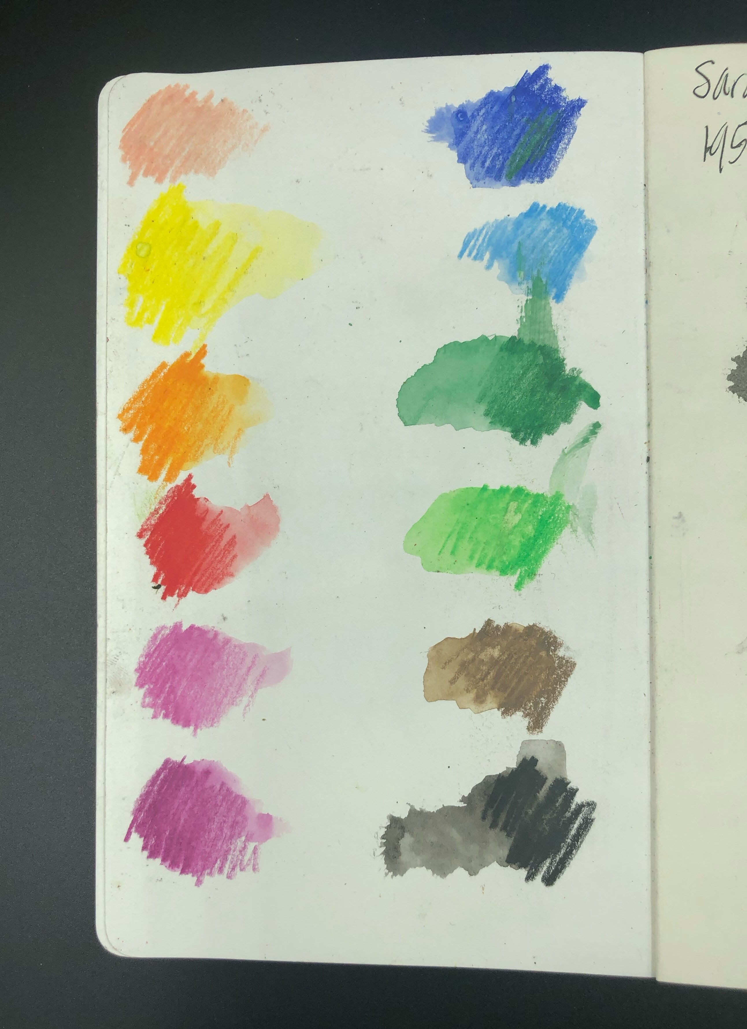 colours on the page Alissa Duke