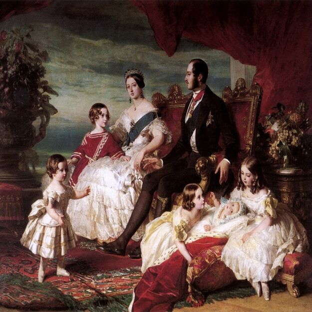 EDM-Queen-Victoria-Prince-Albert-and-children-by-Franz-Xaver-Winterhalter