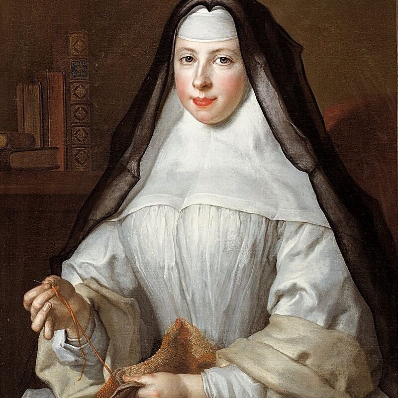 portrait of Frances Woollascott, an Augustinian Nun