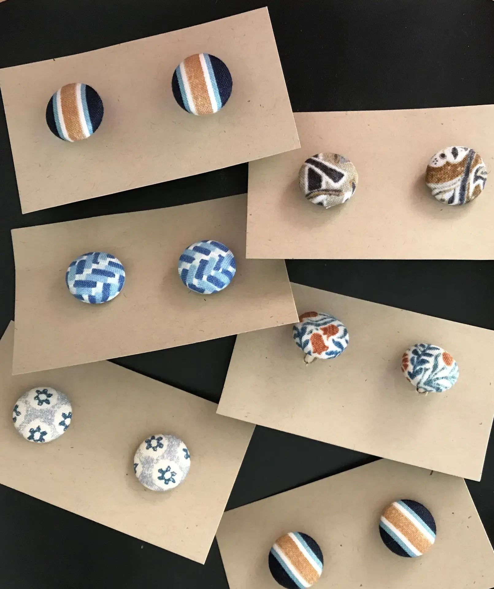 TJC Cuff Links: William Morris prints (Assorted)