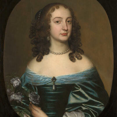 Gerrit van Honthorst (1590-1656). Sophia, Princess Palatine (1630-1714). 1648. Oil on canvas. Collection of HM King Charles III