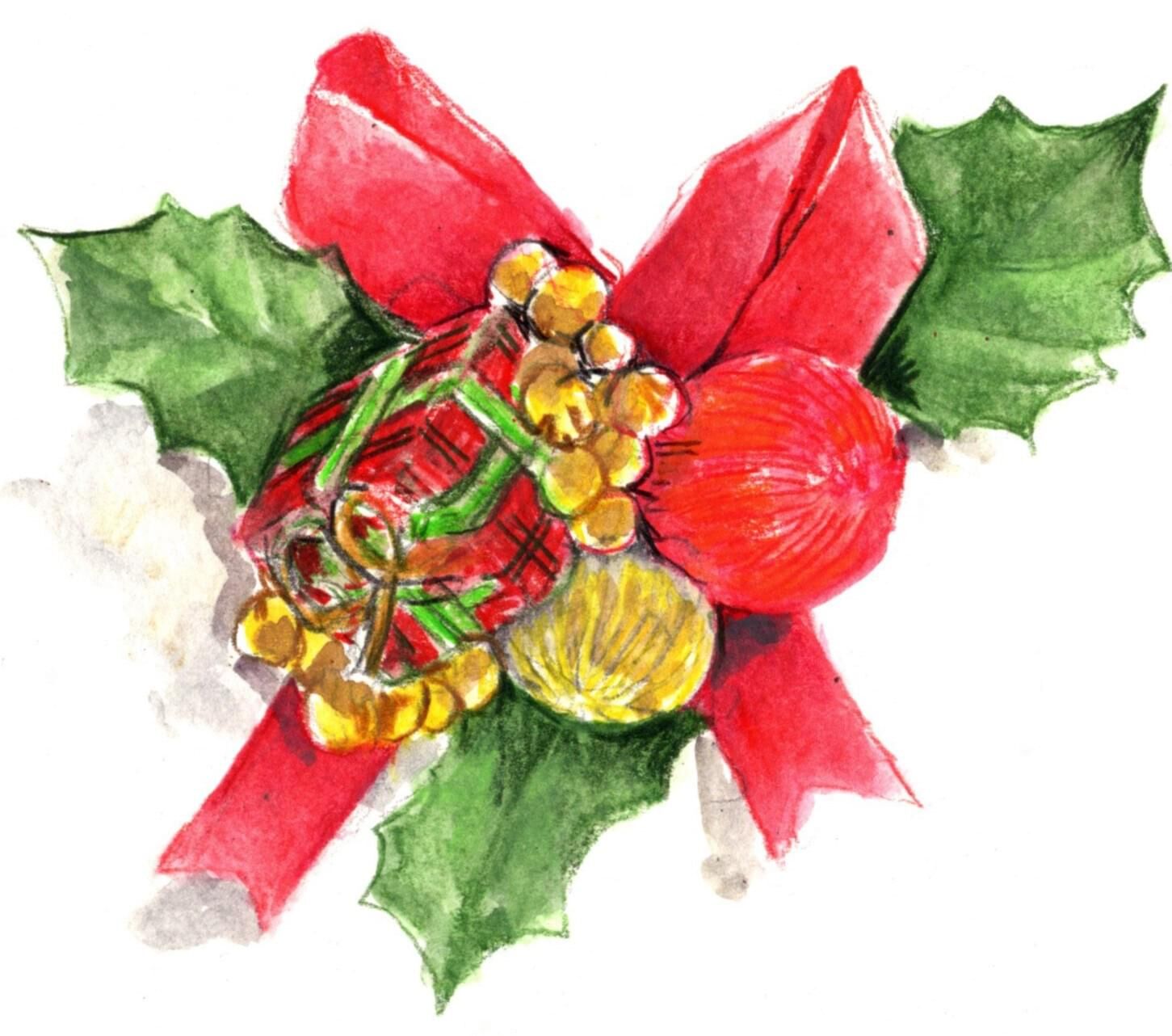 23Dec2022 holly decoration