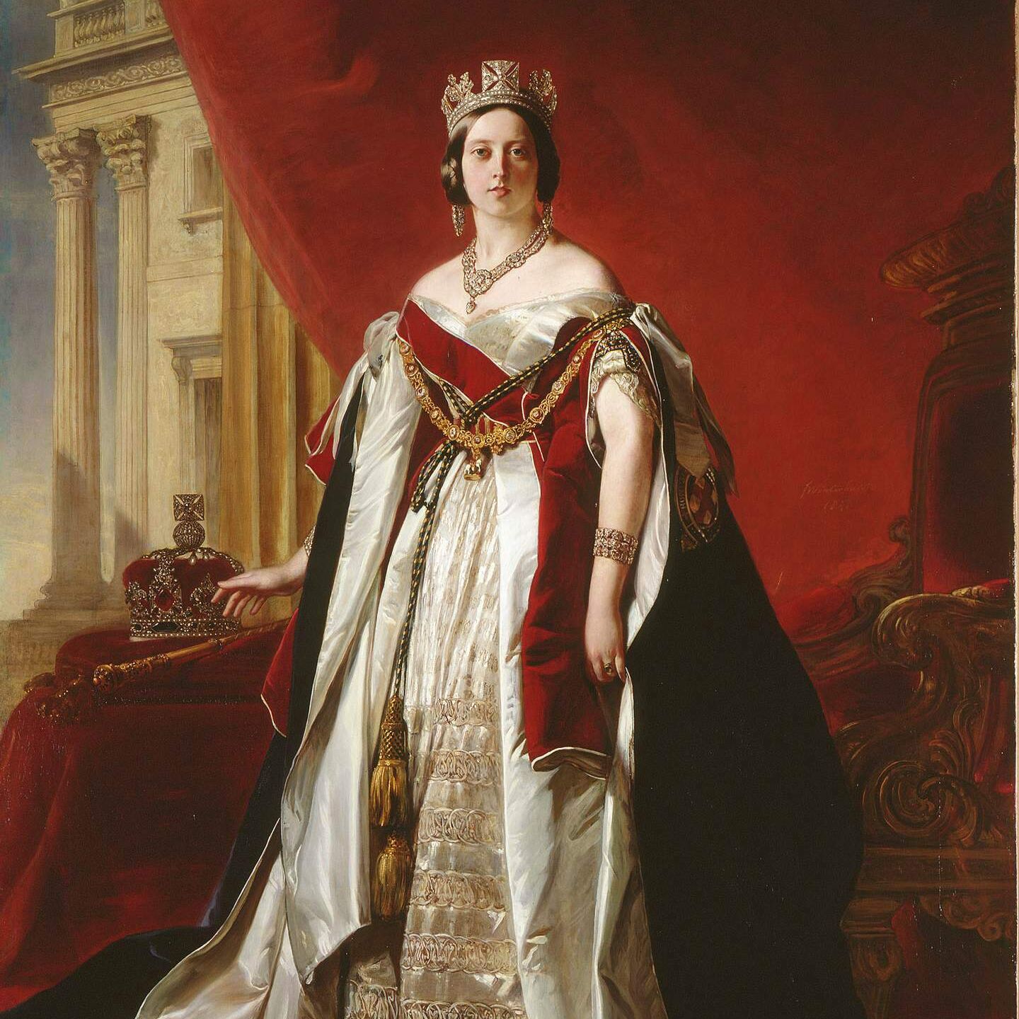 Portrait of Queen Victoria (1819-1901), 1843