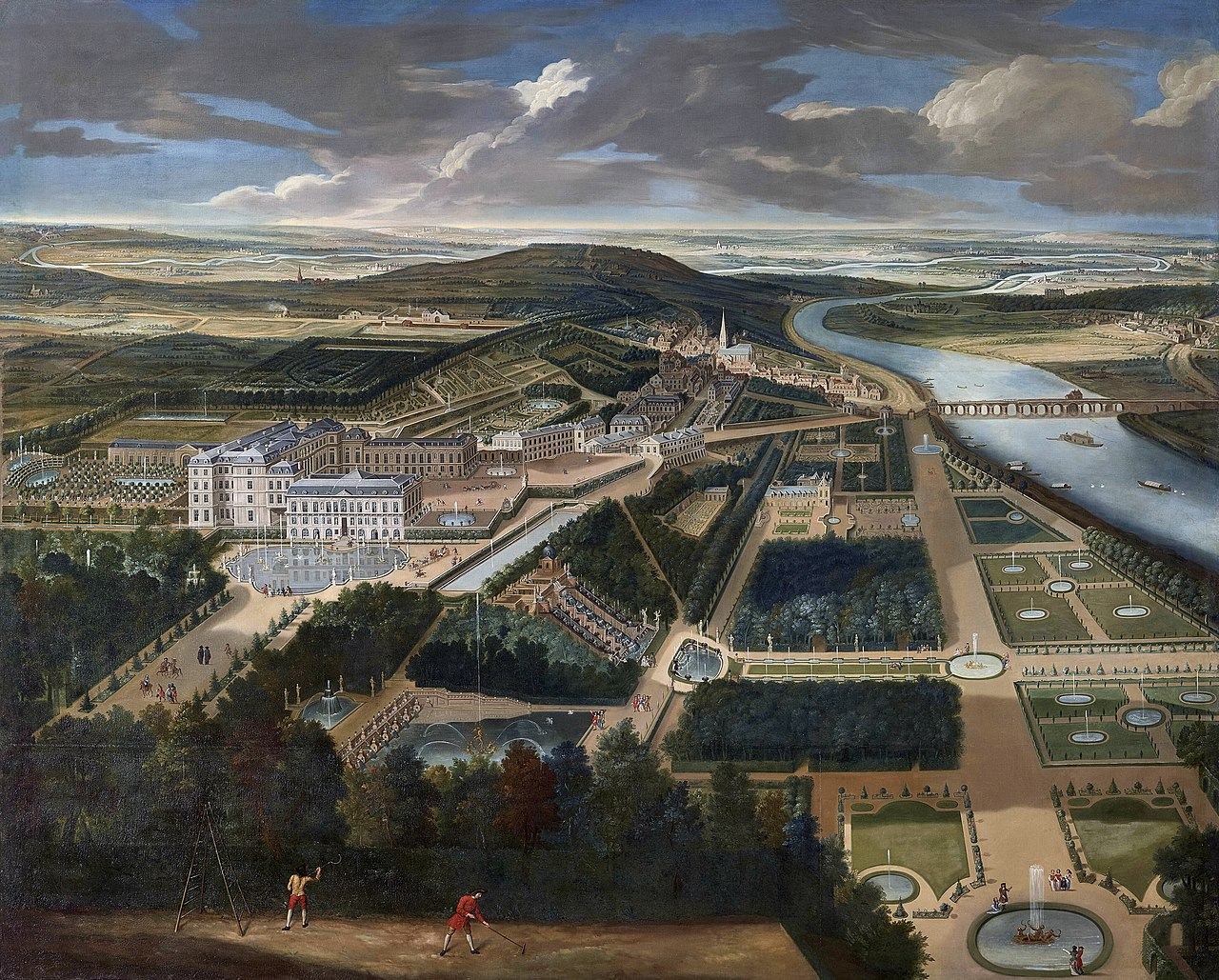 Gardens of Château de Saint-Cloud circa 1720