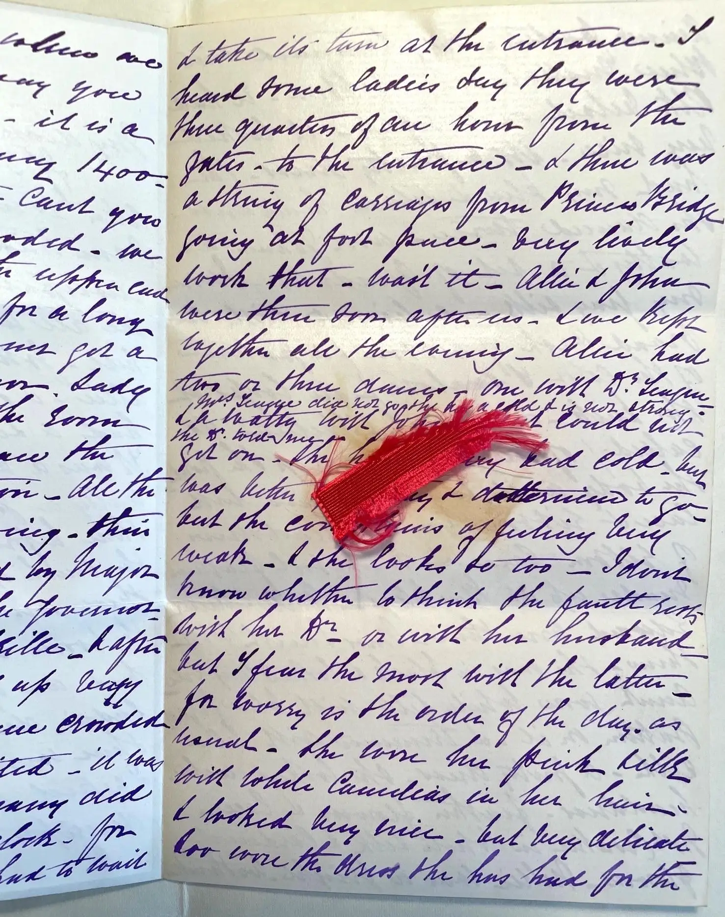 Mary Ann Henty, Letter to Caroline Henty, 1876. State Library of Victoria. 681 30 (1)