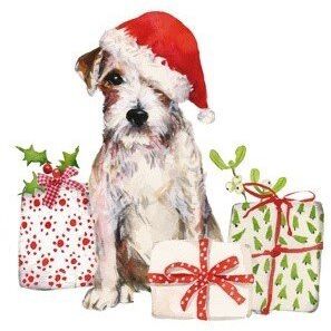 Paper Napkins (Lunch): Christmas - Christmas Pup