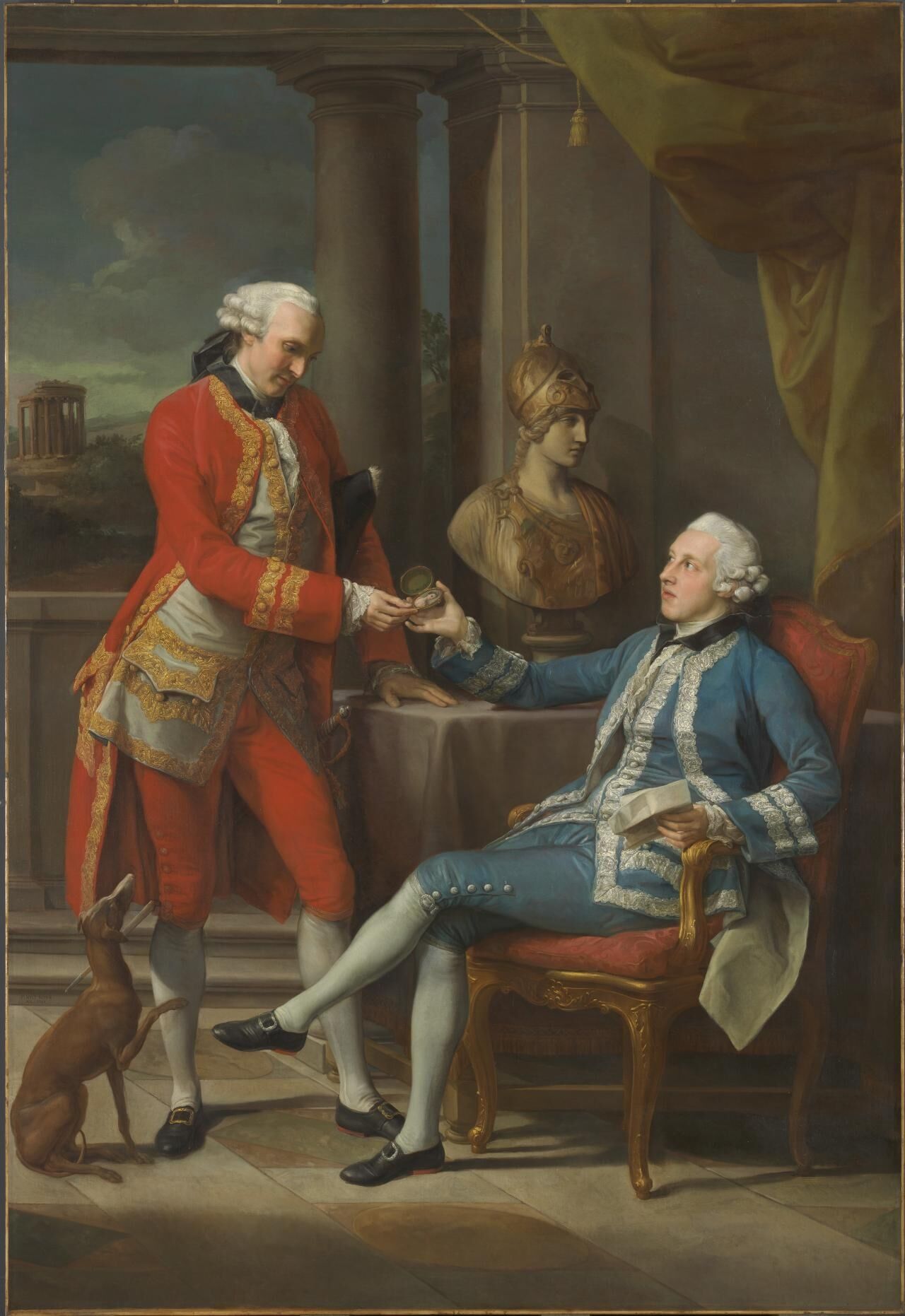 Batoni  Sir Sampson Gideon and an unidentified companion 1767