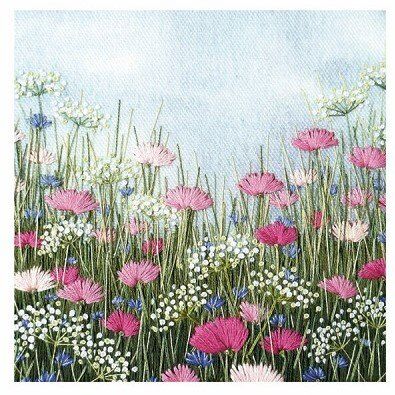 Card (Jo Butcher): Pink Embroidery