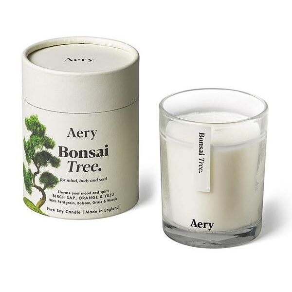 Candle: Botanical Soy Candle - Bonsai Tree
