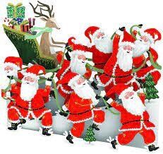 Card (3D Pop up): Christmas - Santa Power