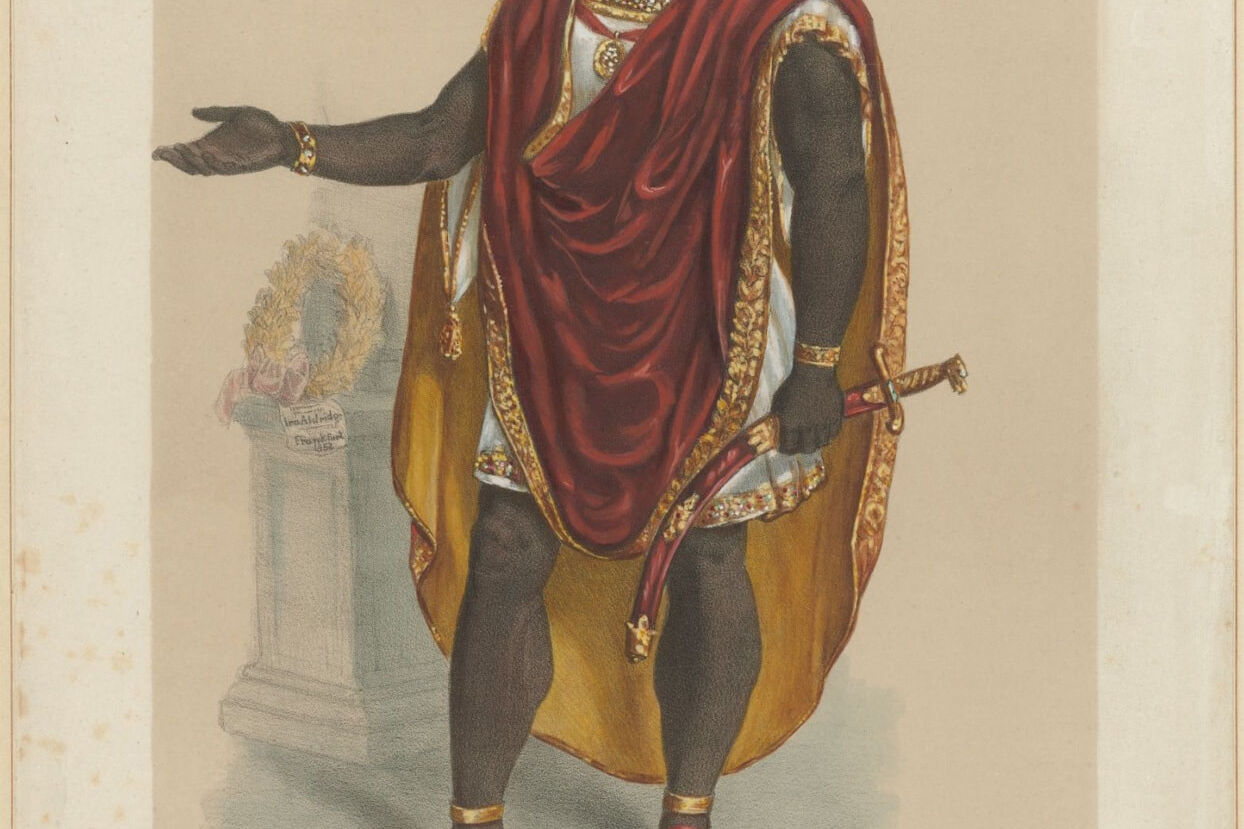 Ira Aldridge as Othello, 1854