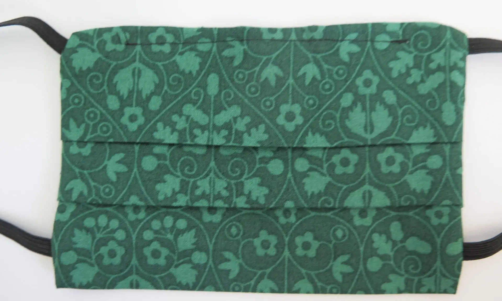 TJC Liberty Face Mask: Floral GREEN