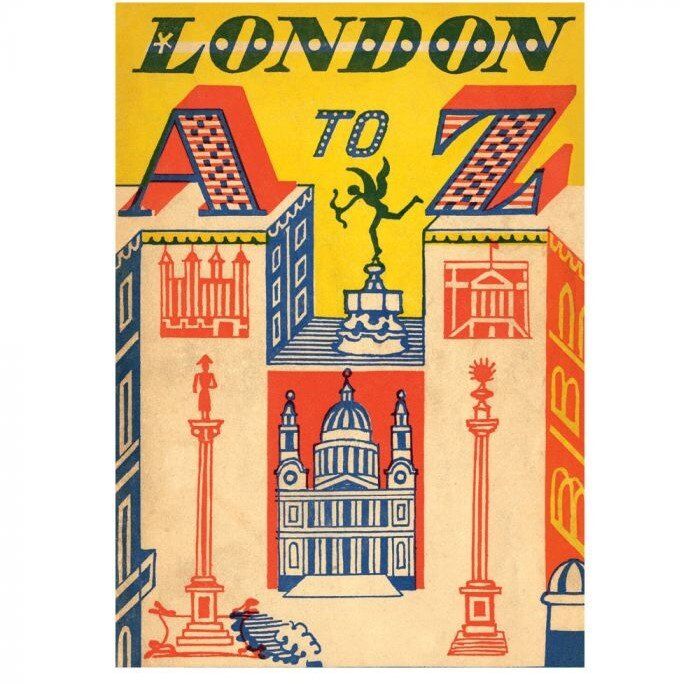 Card  (Edward Bawden): London A-Z