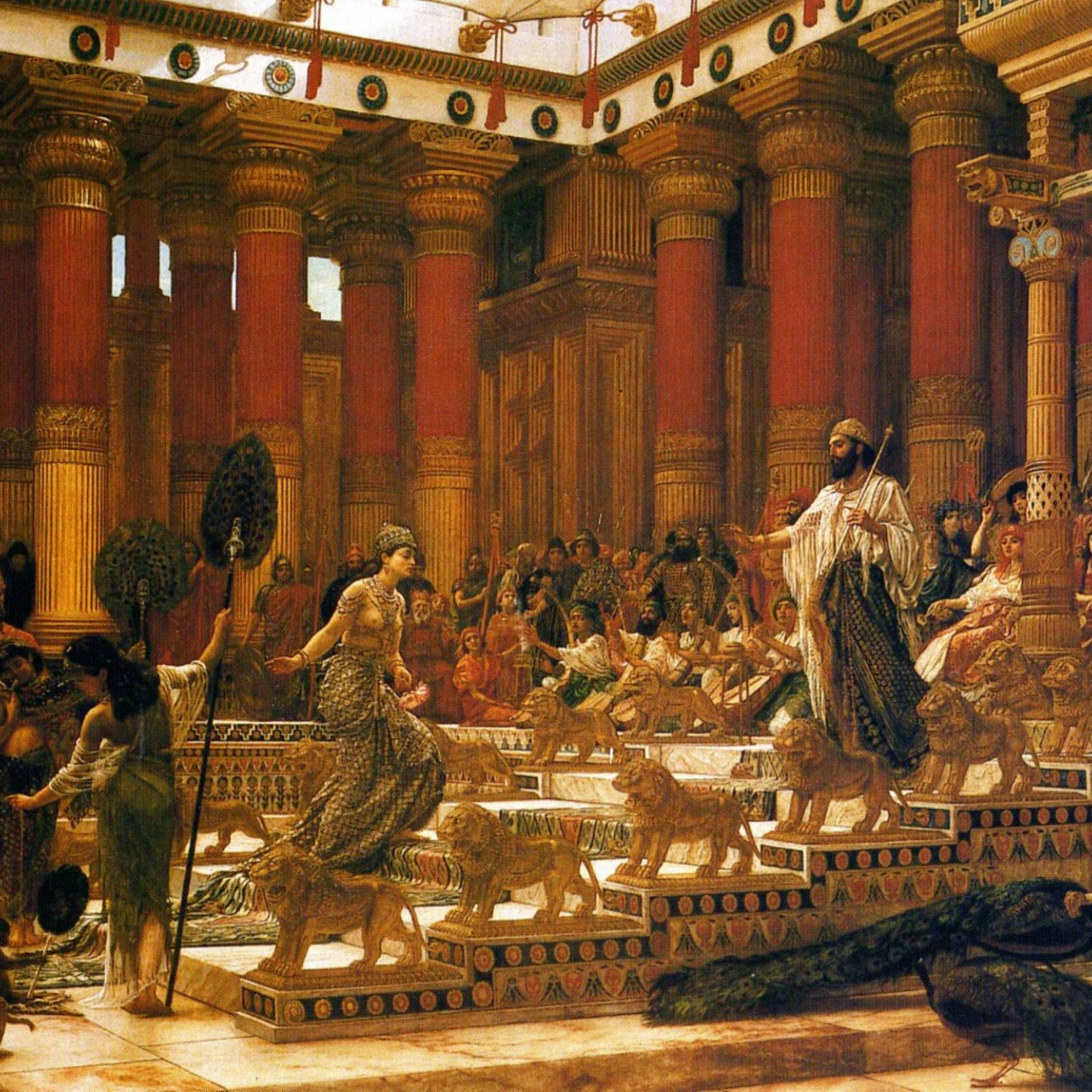 Sir Edward Poynter, The Visit of the Queen of Sheba to King Solomon