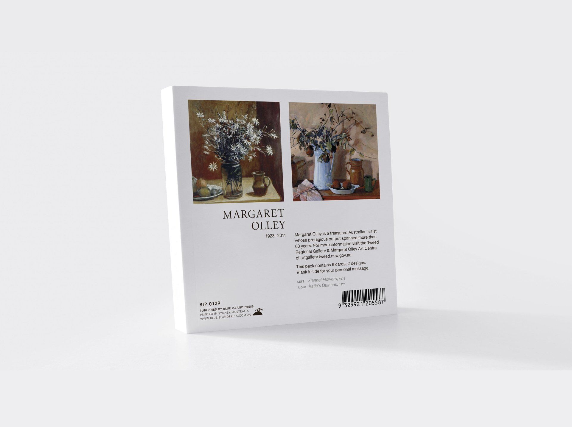 Card Set (Wallet): Margaret Olley - Flannel Flowers / Katie's Quinces