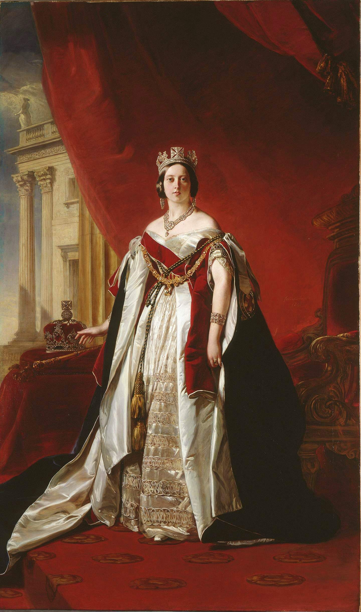 Portrait of Queen Victoria (1819-1901), 1843