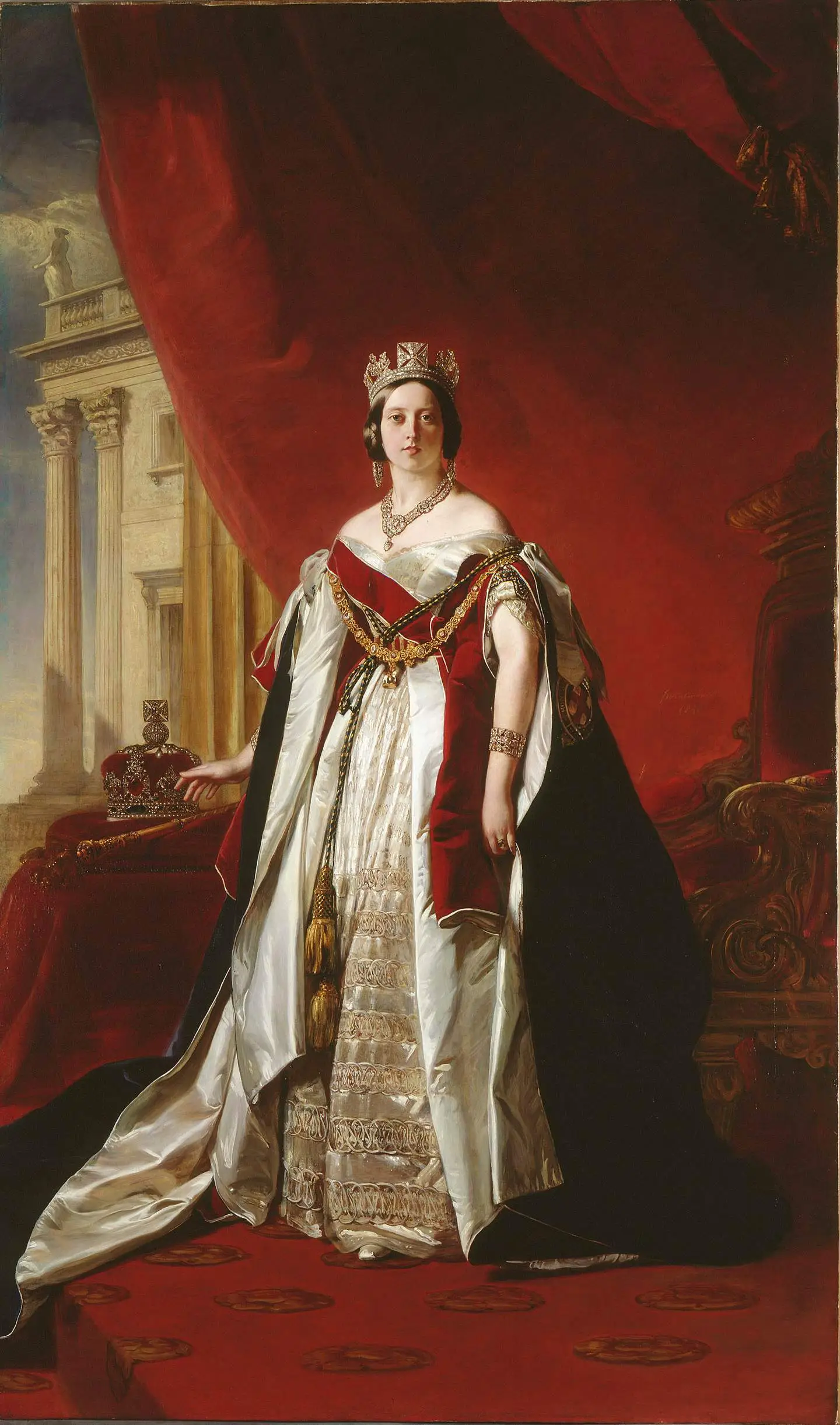 Portrait of Queen Victoria (1819-1901), 1843